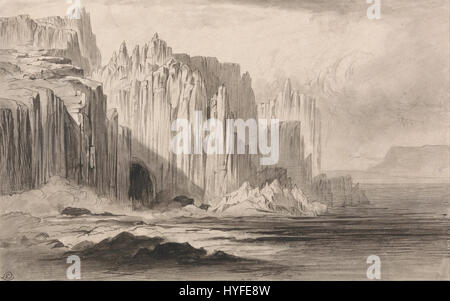 Edward Lear Capo Sant' Angelo, Amalfi Google Art Project Stockfoto