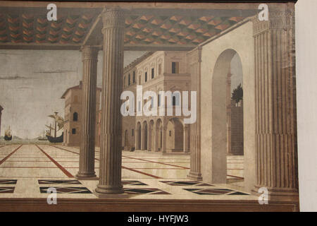 Francesco di Giorgio Martini (Attr.), Vedute Architettonica 1490 1500 ca. 03 Stockfoto