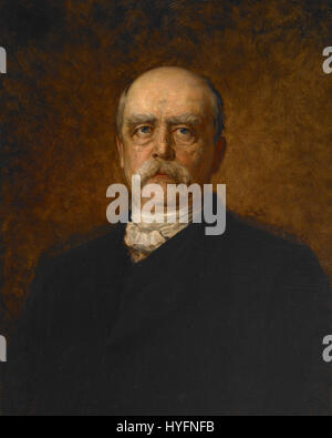 Franz von Lenbach Asthmaattacken Otto Eduard Leopold von Bismarck (Indianapolis) Stockfoto