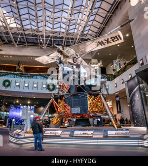 Innenraum des National Air and Space Museum der Smithsonian Institution, Washington, D.C., USA Stockfoto