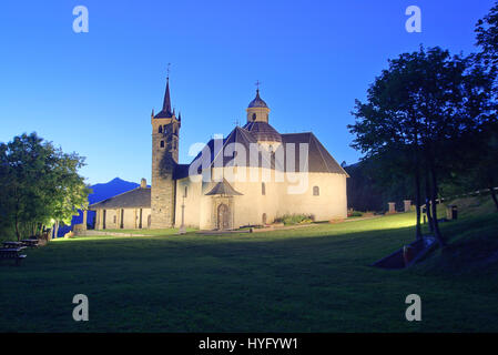 Frankreich, Savoyen (73), Vallée des Belleville, Saint-Martin-de-Belleville, Chapelle Notre-Dame-de-la-Vie / / Frankreich, Savoyen, Tal von Belleville, Saint M Stockfoto