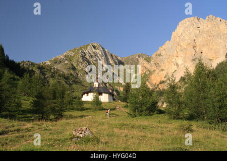 Frankreich, Savoyen (73), Peisey-Nancroix, Chapelle des Vernettes / / Frankreich, Savoyen, Peisey Nancroix, Kapelle des Vernettes Stockfoto