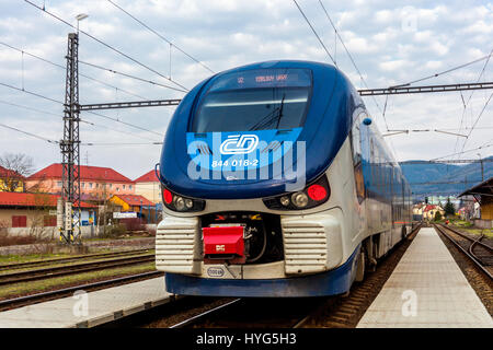 Die tschechische Bahn Klasse 844, Tschechische Republik, Europa Stockfoto