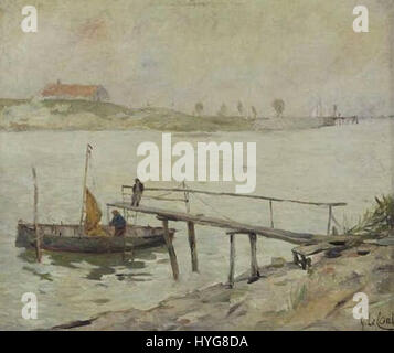 Pier (am frühen Morgen) von Adolf le Comte Stockfoto