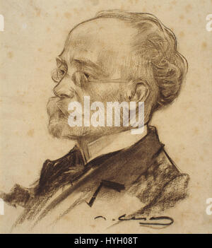 Dieses Kunstwerk von Ramon Casas mit dem Titel „Felip Pedrell 027625 D 006616“ ist Teil der Sammlung des MNAC (Museu Nacional d'Art de Catalunya). Es zeigt wahrscheinlich ein Porträt oder eine Szene, die mit dem Komponisten Felip Pedrell zusammenhängt und seine Bedeutung in der katalanischen Musikgeschichte festlegt. Stockfoto