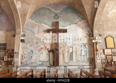 Frankreich, Alpes-Maritimes (06), Antibes, la Garoupe, la Chapelle De La Garoupe / / Frankreich, Alpes Maritimes, Antibes, la Garoupe, Kapelle von Garoupe Stockfoto