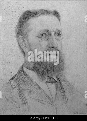 Max Wilhelm Carl Weber (1852 1937), von Ferdinand J Hart Nibbrig (1866 1915) Stockfoto