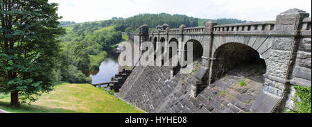 Lake Vyrnwy dam, Powys, Wales, UK Stockfoto