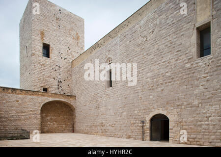 Schwäbischen Schloss, Burg, Trani, Apulien, Italien, Europa Stockfoto