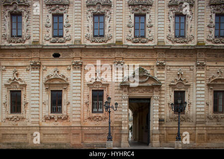 Palazzo della Provincia, Lecce, Apulien, Italien, Europa Stockfoto