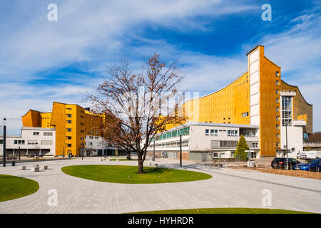Ansicht der Berliner Philharmonie Konzertsäle, Haus des Berliner Philharmonischen Orchesters in Berlin, Deutschland Stockfoto