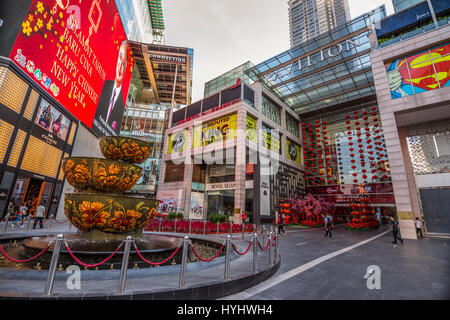 Pavillon-Shopping-Mall und die Verbindung, Kuala Lumpur, Malaysia Stockfoto