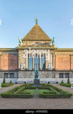 Die Ny Carlsberg Glyptotek ist ein Kunstmuseum in Kopenhagen, Dänemark. Stockfoto