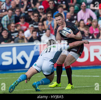 Sarazenen Vs Glasgow Warriors Stockfoto