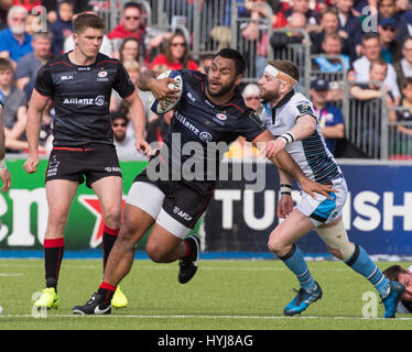 Sarazenen Vs Glasgow Warriors Stockfoto