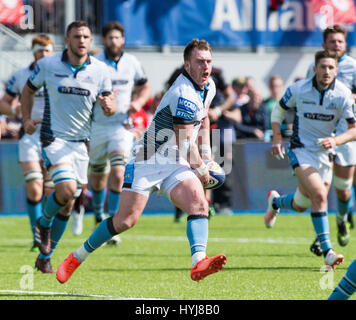 Sarazenen Vs Glasgow Warriors Stockfoto