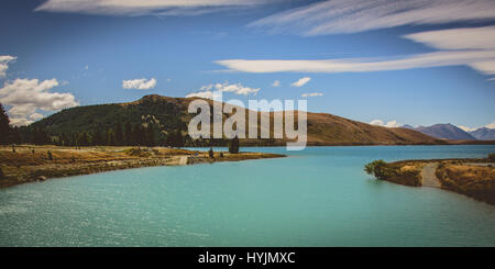 Lake Tekapo, Neuseeland Stockfoto