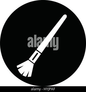 Kosmetik Pinsel-Symbol Stock Vektor