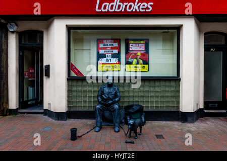 Straße Entertainer, Lewes, Sussex, UK Stockfoto