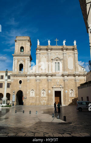 Italien, Apulien, Brindisi Kathedrale, Basilika St. Johannes der Täufer, Stockfoto