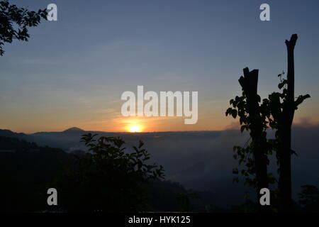 Sonnenaufgang 05:30 Stockfoto