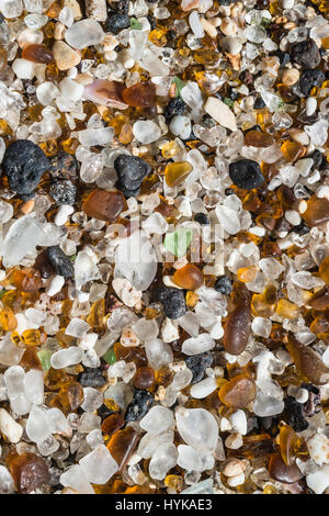 Glass Beach, Eleele, Hanapepe Bucht, in der Nähe von Port Allen Harbor, Kauai, Hawaii, USA Stockfoto