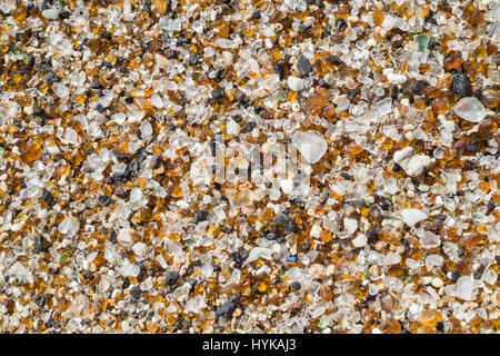 Glass Beach, Eleele, Hanapepe Bucht, in der Nähe von Port Allen Harbor, Kauai, Hawaii, USA Stockfoto