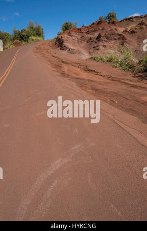 Waimea Canyon Drive, Koke Staatspark, Waimea Canyon, Kauai, Hawaii, USA Stockfoto