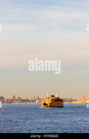 Fähre nach Staten Island, New York, USA Stockfoto