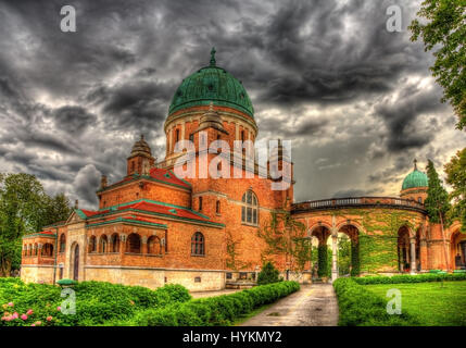 Kirche Christkönig in Mirogoj-Friedhof - Zagreb, Kroatien Stockfoto