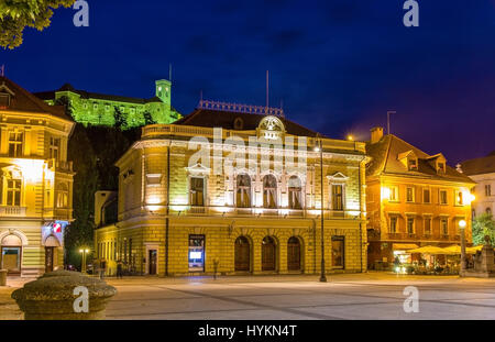 Slowenische Philharmonie in Ljubljana Stockfoto