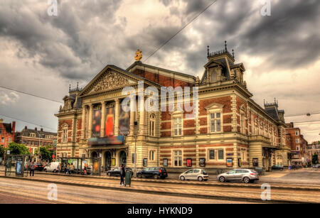 Königliche Concertgebouw, eine Konzerthalle in Amsterdam Stockfoto