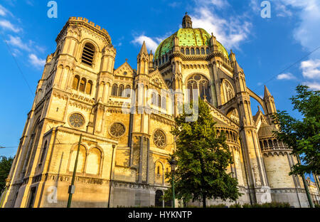 St. Marienkirche Royal in Brüssel Stockfoto