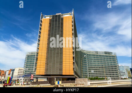 Berlaymont-Gebäude der Europäischen Kommission in Brüssel Stockfoto