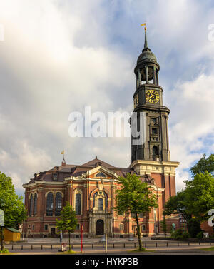 St.-Michaelis-Kirche in Hamburg, Deutschland Stockfoto