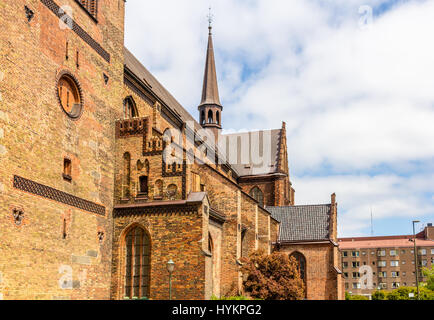 Details der St.-Petri-Dom in Malmö, Schweden Stockfoto