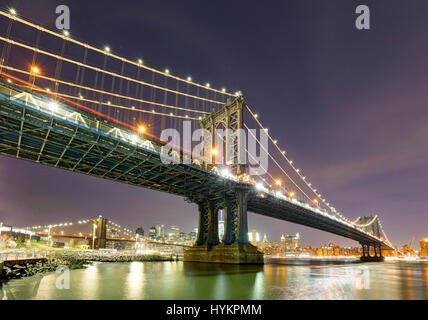 Manhattan Bridge in New York City Stockfoto