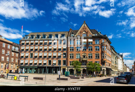 Gebäude an der City Hall Square von Kopenhagen, Dänemark Stockfoto