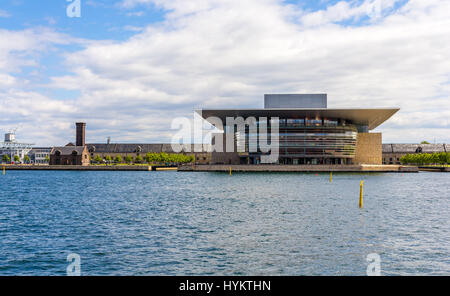 Blick auf Kopenhagen Opernhaus in Dänemark Stockfoto