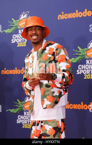 Nick Cannon besucht 2015 Nickelodeon Kids Choice Sports Awards an der UCLA am 16. Juli 2015 in Los Angeles, Kalifornien. Stockfoto