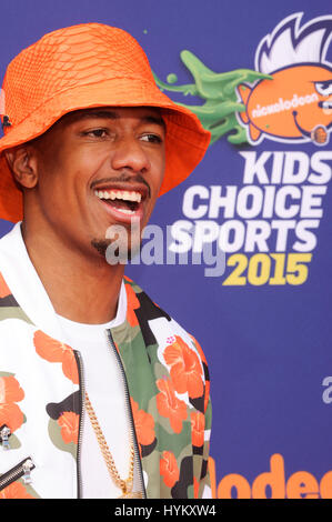 Nick Cannon besucht 2015 Nickelodeon Kids Choice Sports Awards an der UCLA am 16. Juli 2015 in Los Angeles, Kalifornien. Stockfoto