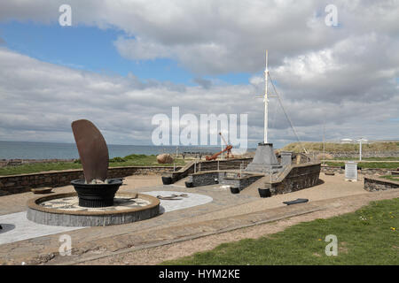 Die Kilmore Quay Memorial Garden, Co. Wexford, Irland (Eire). Stockfoto