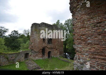 Die alte Brederode Ruine in den Niederlanden Stockfoto