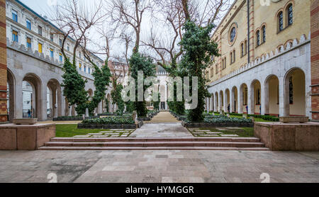 Friedhof in Budapest Dohany Straße Synagoge, Dezember-20-2016 Stockfoto