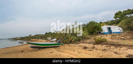 Cacela Velha, altes Fischerdorf an der Algarve, Portugal Stockfoto