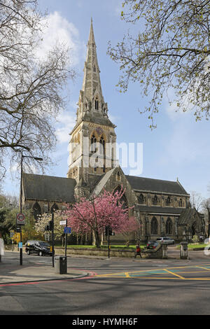 St Giles Kirche, Camberwell, Süd-London, UK Stockfoto