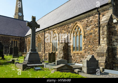 Sankt-Nikolaus Kirche, Carrickfergus, County Antrim, Nordirland, Vereinigtes Königreich Stockfoto