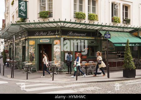 Frankreich, Paris, St. Germain de Prés, Le Petit Zinc restaurant Stockfoto