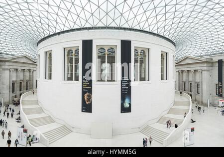 British Museum, Great Court in London, England, Vereinigtes Königreich Stockfoto