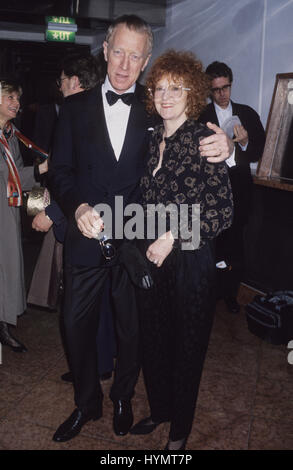 MAX VON SYDOW schwedische Schauspieler lebt heute mit Frau 1989 in Frankreich Stockfoto